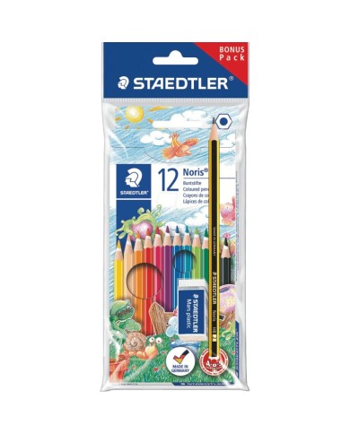 Pochette de 12 Crayons de couleurs staedtler 61set6