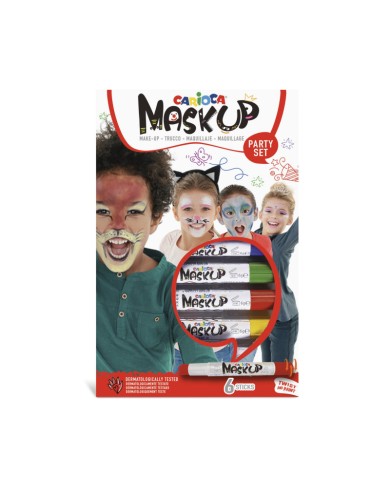 Peintures pour le Visage Mask Up Party - 6 Pcs