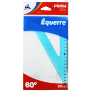 Équerre 60°/20cm Prima Géo|6192103148476|Le Guide