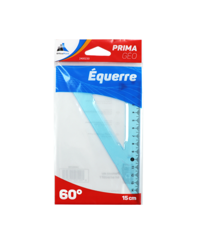 Équerre 60°/15cm Prima Géo