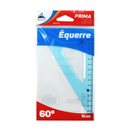 Équerre 60°/15cm Prima Géo|6192103148469|Le Guide