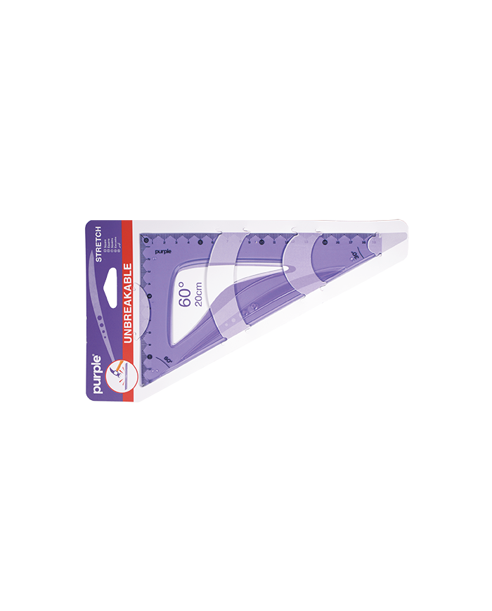 Equerre 45°/20 Cm STRETCH Purple|6192103161963|Le Guide