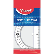 Rapporteur 12 cm - 180° - Maped|3154141461347|Le Guide