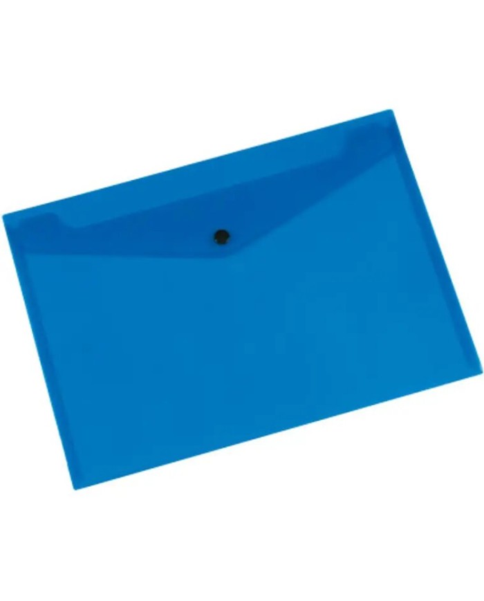 Pochette à bouton Colorprotect 24X32 - Bleu|6192103123473|Le Guide