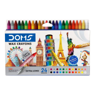 Set de 24 Crayons Pastel de Cire Extra Longue - Doms|8908000034501|Le Guide