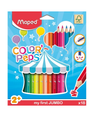 Crayons de couleur Plasticlean 12 pièces Maped