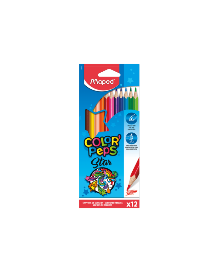 Paquet De 12 Crayon Couleur Maped|3154141832123|Le Guide