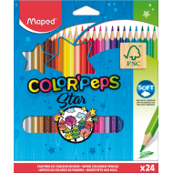 Pochette de 24 crayons de couleur - Color'Peps - Maped|3154141832246|Le Guide