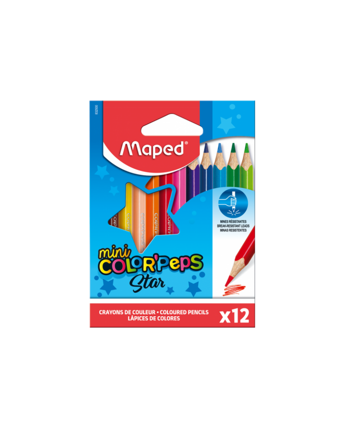 Paquet De 12 Crayon Couleur Mini Maped 3250|3154148325000|Le Guide