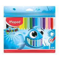 Paquet De 18 Feutres Coloor'peps Ocean - Maped|3154148457213|Le Guide