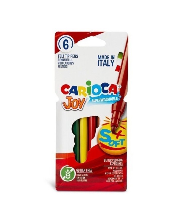 Feutres Joy 6 pièces CARIOCA|8003511405496|Le Guide