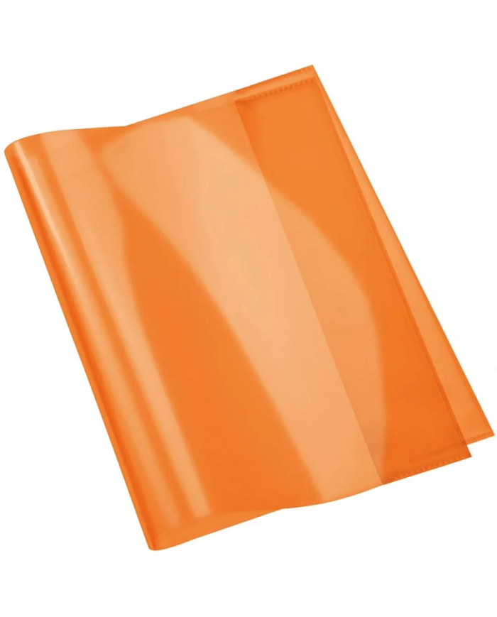 Protège-Cahier En PVC Cristal 17x22 cm, Orange - Purple|6192103128126|Le Guide