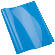 Protège-Cahier En PVC Cristal 17x22 cm, Bleu - Purple|6192103100825|Le Guide