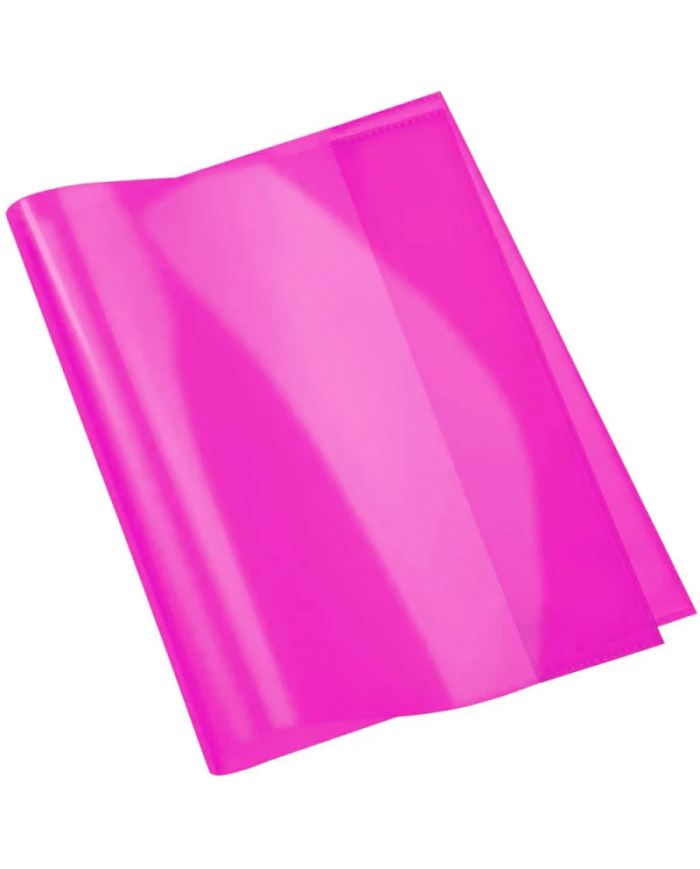 Protège-Cahier En PVC Cristal 17x22 cm, Rose - Purple|6192103126955|Le Guide