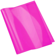 Protège-Cahier En PVC Cristal 17x22 cm, Rose - Purple|6192103126955|Le Guide