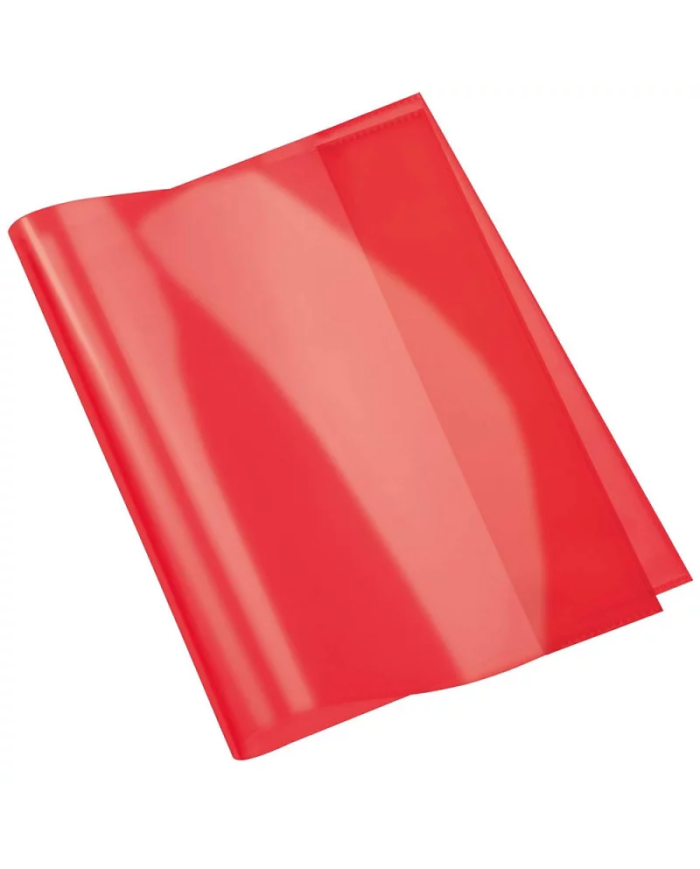 Protège-Cahier En PVC Cristal 17x22 cm, Rouge - Purple|6192103100856|Le Guide