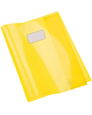 Protège-Cahier En PVC Cristal 24x32 cm, Rouge - Office Plast