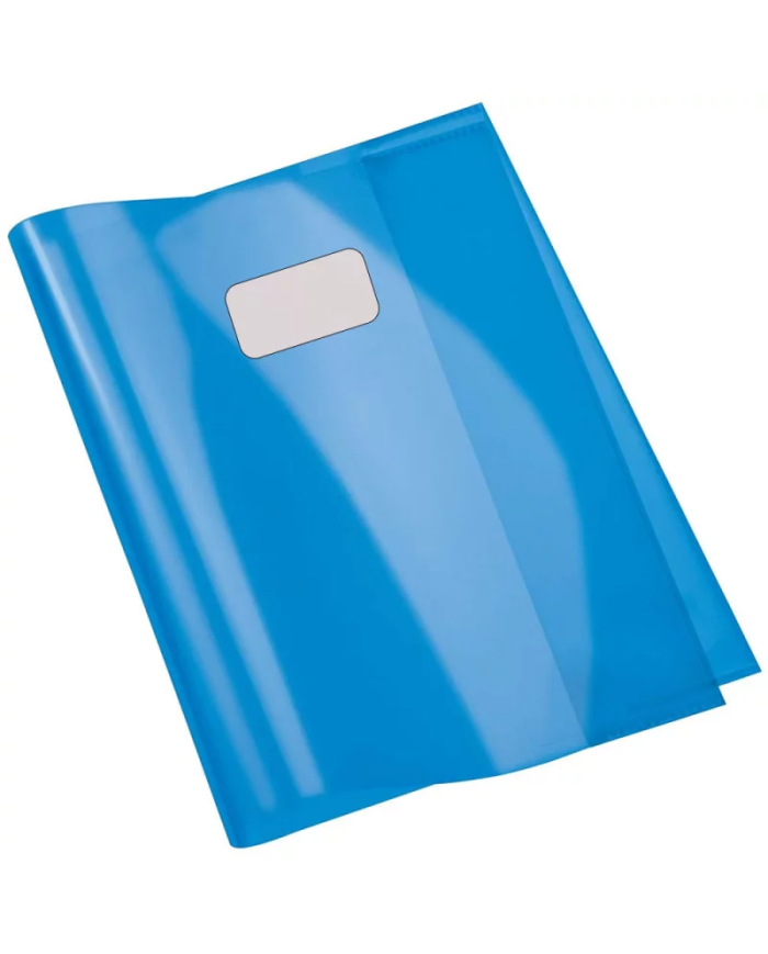 Protège-Cahier En PVC Cristal 24x32 cm, Bleu - Purple|6192103100016|Le Guide