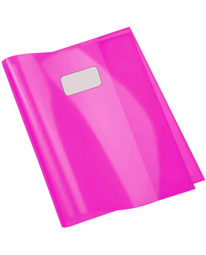 Protège-Cahier En PVC Cristal 24x32 cm, Rose - Purple|6192103128157|Le Guide