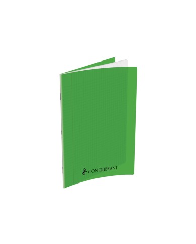 Cahier Pique Séyès 192P Conquérant Polypro Vert 90G 17*22