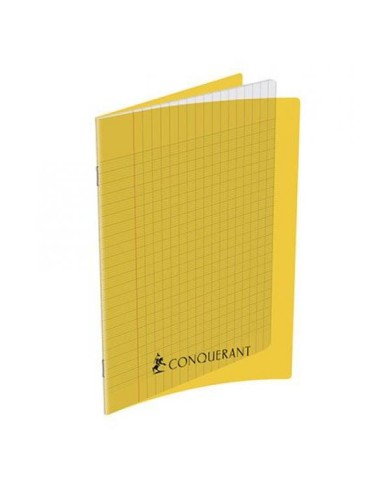 Cahier Pique Séyès 192P Conquérant Polypro Jaune 90G 17*22