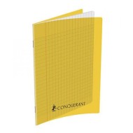 Cahier Pique Séyès 192P Conquérant Polypro Jaune 90G 17*22|3020120105581|Le Guide