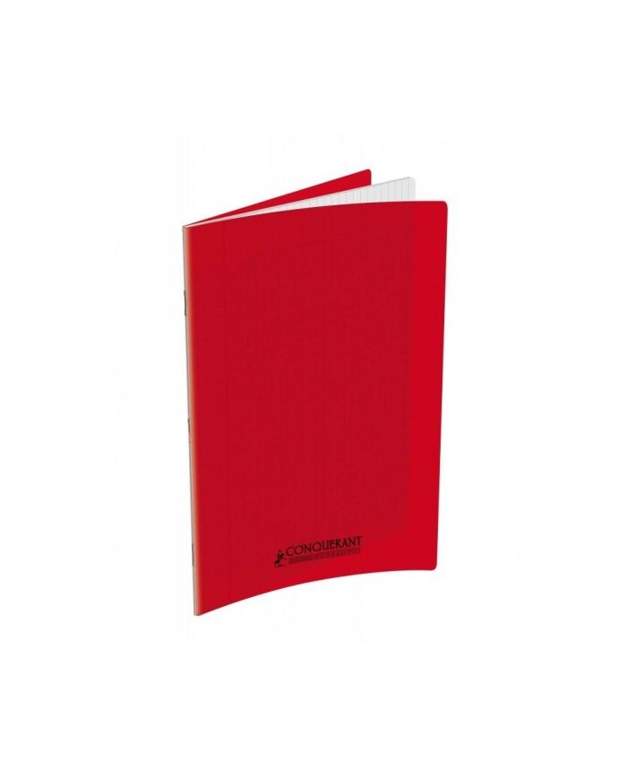 Cahier Conquérant 21x29.7 Couverture Plastique Rouge 96P - 90G|3020121206935|Le Guide