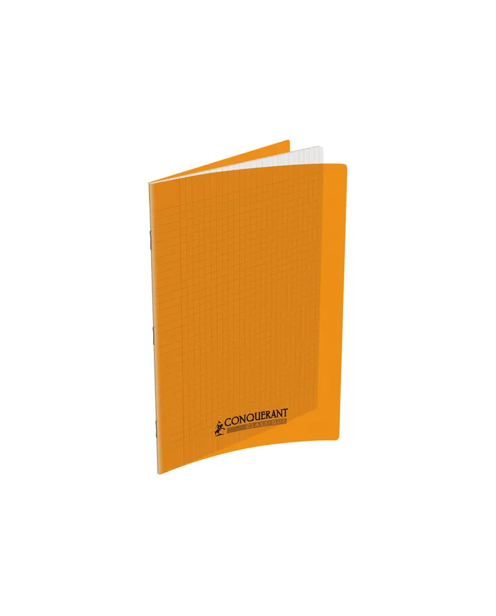 Cahier Conquérant 21x29.7 Couverture Plastique Orangé 96P - 90G|3020121206966|Le Guide