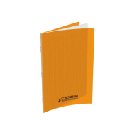 Cahier Conquérant 21x29.7 Couverture Plastique Orangé 96P - 90G|3020121206966|Le Guide