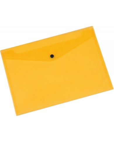 Pochette à bouton Colorprotect 24X32 - Jaune