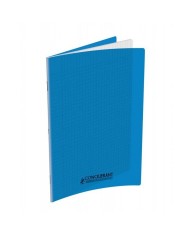 Cahier 24X32 Couverture Plastique Vert 192P Grands Carreaux 70G Conquérant