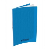 Cahier 24X32 Couverture Plastique Bleu 192P Grands Carreaux 70G Conquérant|3020120104676|Le Guide