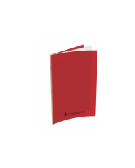 Cahier 24X32 Couverture Plastique Vert 192P Grands Carreaux 70G Conquérant