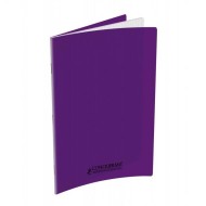 Cahier 17x22 Couverture Plastique Violet 96P Grands Carreaux 90G Conquérant|3020120203973|Le Guide