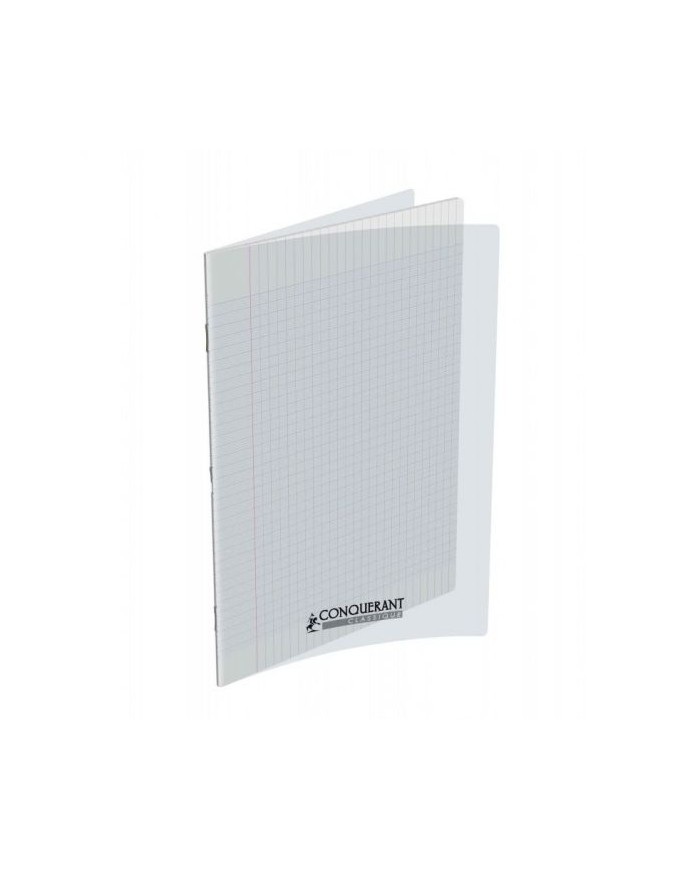 Cahier 17x22 Couverture Plastique Transparent 96P Grands Carreaux 90G Conquérant|3020120014685|Le Guide