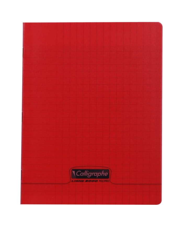 Cahier Pique N°48 En Pp Pm 17x22cm - 90gr Rouge Calligraphe|3210330183435|Le Guide