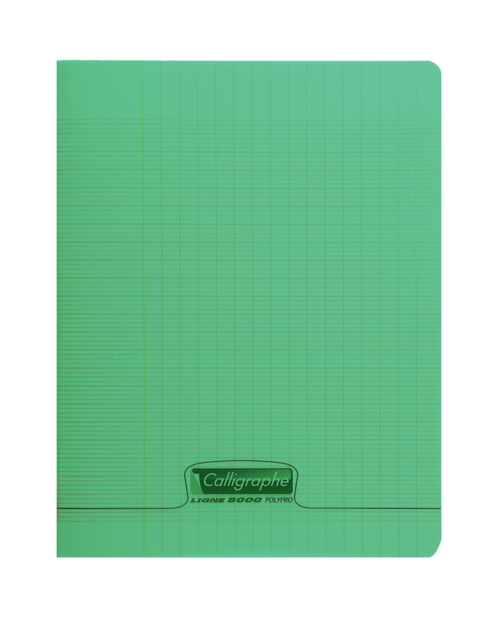 Cahier Pique N°48 En Pp Pm 17x22cm - 90gr Vert Calligraphe|3210330183459|Le Guide