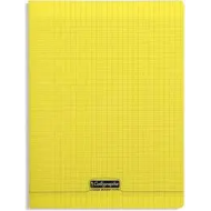 Cahier Piqure – Grands Carreaux – 192 pages – Seyes – A4 – 90gr – 21*29.7 – Jaune|3210330183640|Le Guide