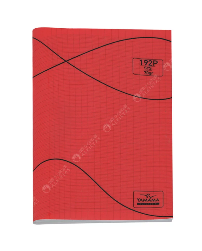 Cahier Piqué Seyes A4 BMV Rouge, 192 Pages Yamama|6194036429905|Le Guide