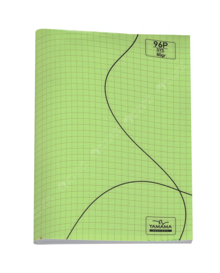 Cahier BMV 24x32 Vert Fluo, 96 Pages - Yamama|6194036429950|Le Guide