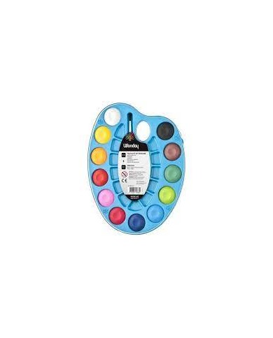 Palette A Gouache Plastique Couleur Pastel RP110R