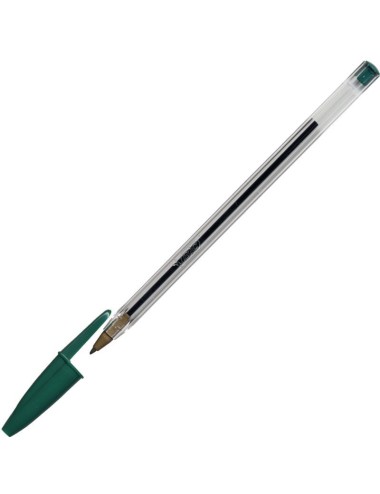 Stylo à bille cristal medium Bic - Vert