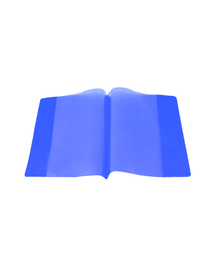 Protège-livre en PVC CRISTAL - Bleu|6192103101266|Le Guide