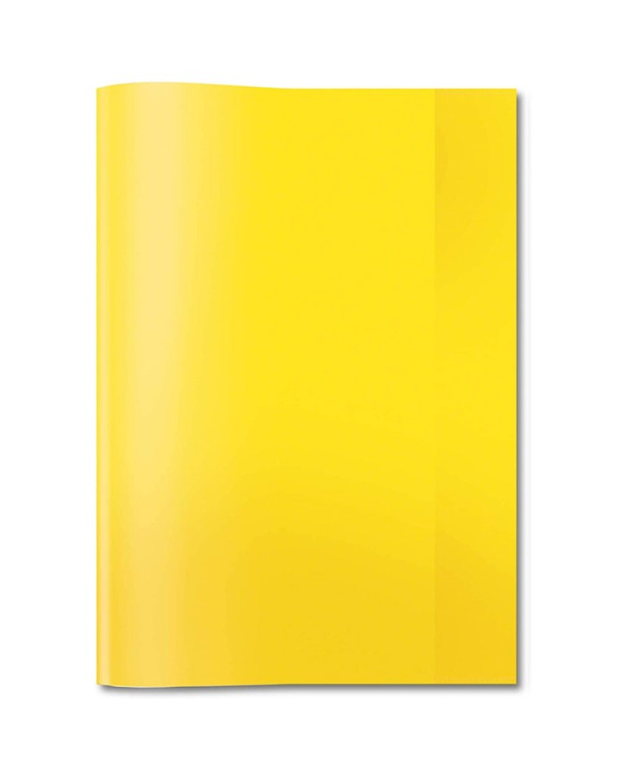 Protège-livre en PVC CRISTAL - Jaune|6192103101273|Le Guide