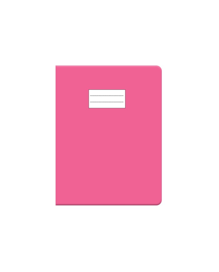 Protège-cahier en PVC Glossy 17x22cm - Rose|6192103121837|Le Guide