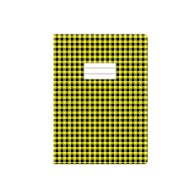 Protège-cahier en PVC VICHY 17x22cm - Jaune|6192103117748|Le Guide