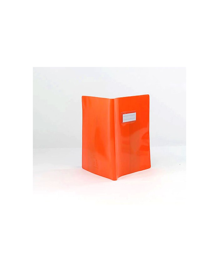 Protège-cahier en PVC GLOSSY 17x22cm - Orange|6192103121820|Le Guide