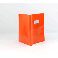 Protège-cahier en PVC GLOSSY 17x22cm - Orange|6192103121820|Le Guide