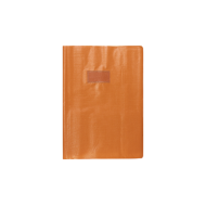 Protège-cahier en PVC LINO A4 - Orange|6192103116635|Le Guide