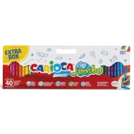 Pack de 40 feutres Jumbo Carioca|8003511412586|Le Guide